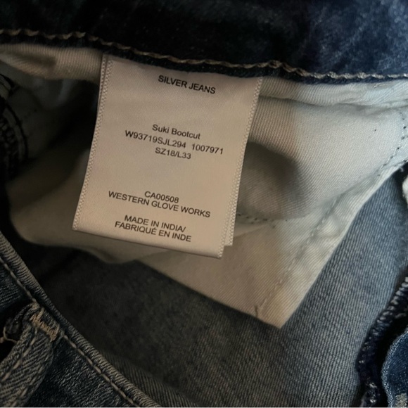 Silver Suki Bootcut Size 18/33 - Picture 4 of 4